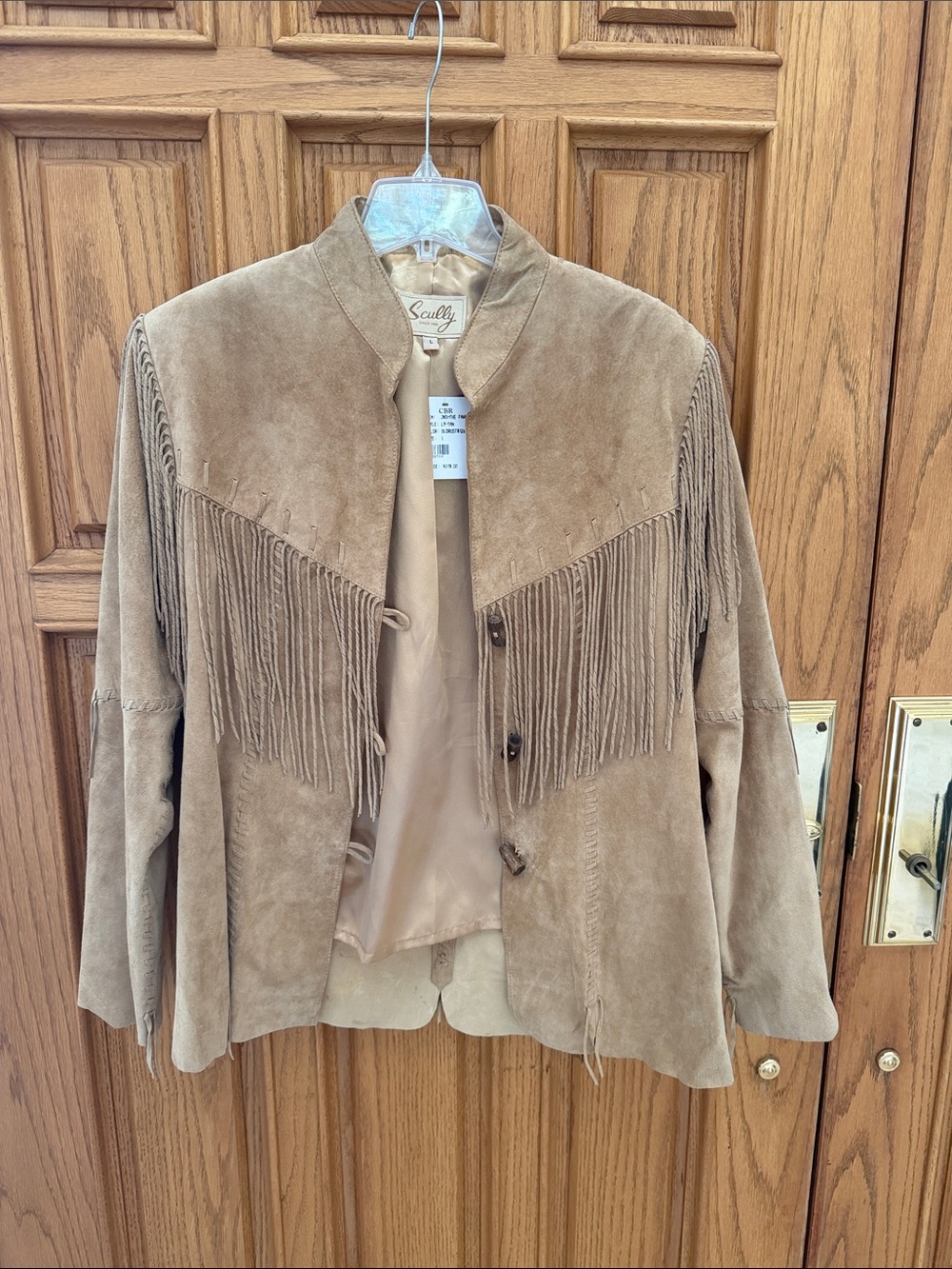 NWT Scully Taupe Suede Fringe Western Jacket 🐴
